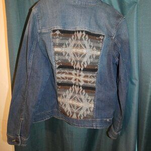 Croft and Barrow Jean Jacket with southwest back
